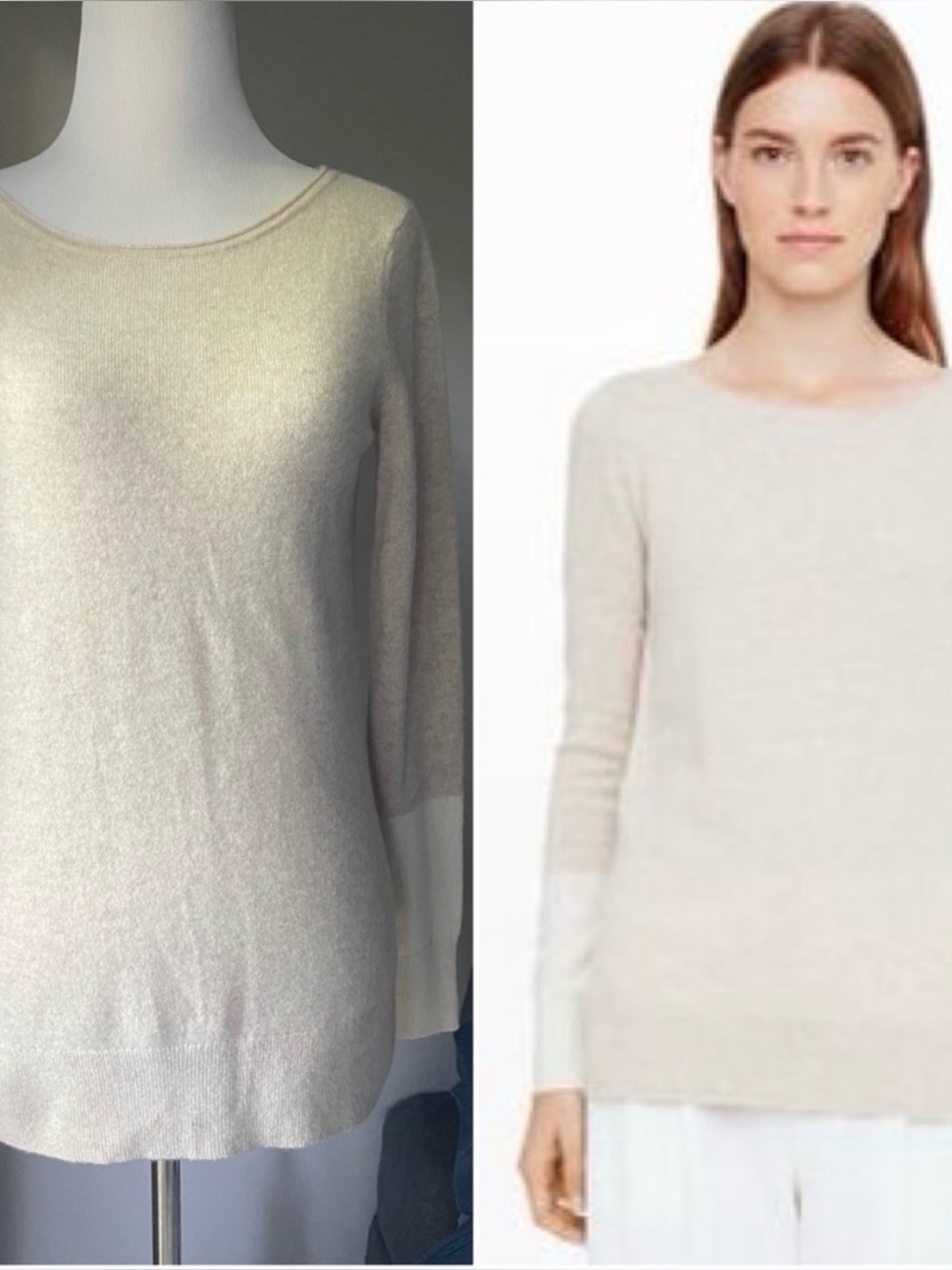 Club Monaco Cashmere Colorblock Sweater